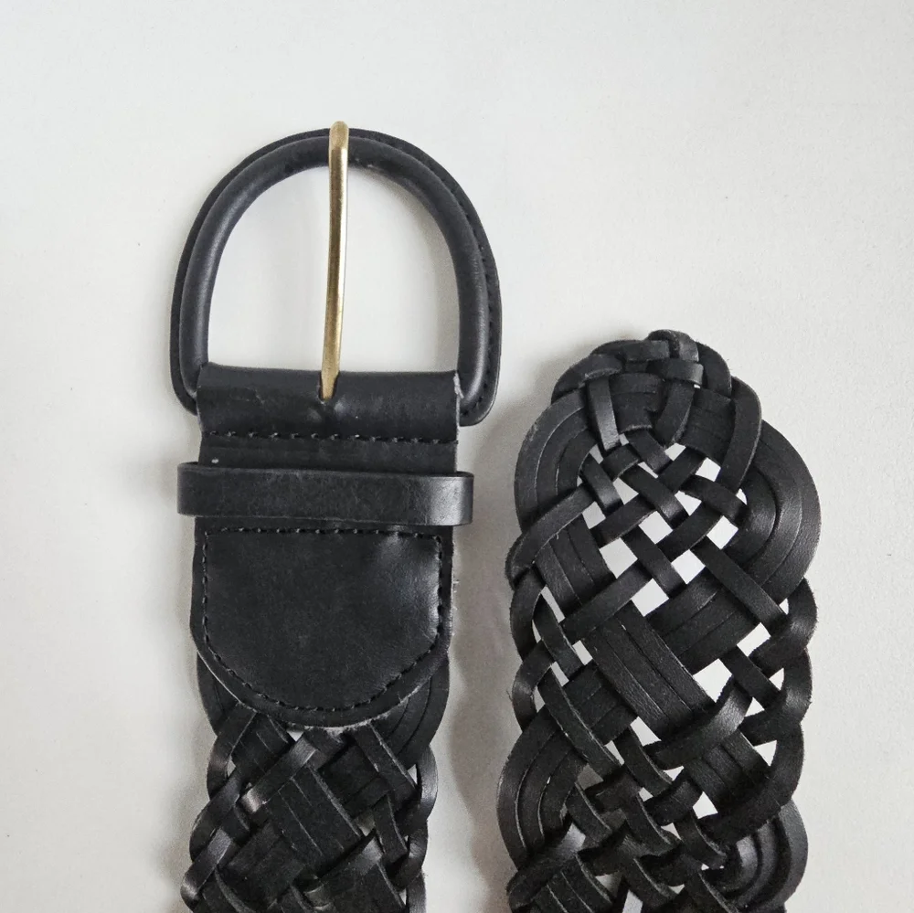 ☆ BANANA REPUBLIC Wide Braided Belt, S